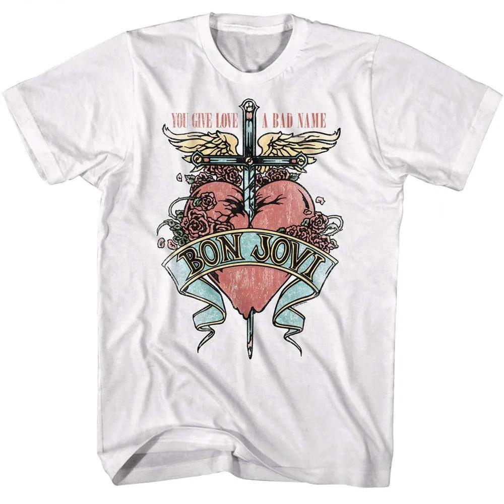 Y2k Top Bon Jovi Keep The Faith USA Tour 1993 Mens Shirt Rock Band Album Concert Merch Highend Luxury Is for Both Men and Women