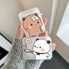 Забавные парные чехлы с мишками для Apple Airpods 4-го, 3-го, 2-го, 1-го, Pro, чехол для беспроводного Bluetooth-бокса Airpod, сумка-чехол