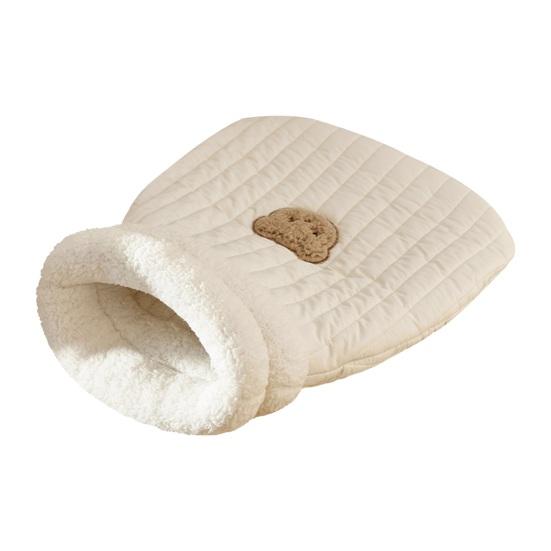 Спальный мешок для кошек, теплая кровать для домашних животных, уютный домик для кошек, флисовая палатка, гнездо для домашних животных, карманный мешок для сна на осень и зиму для домашних кошек