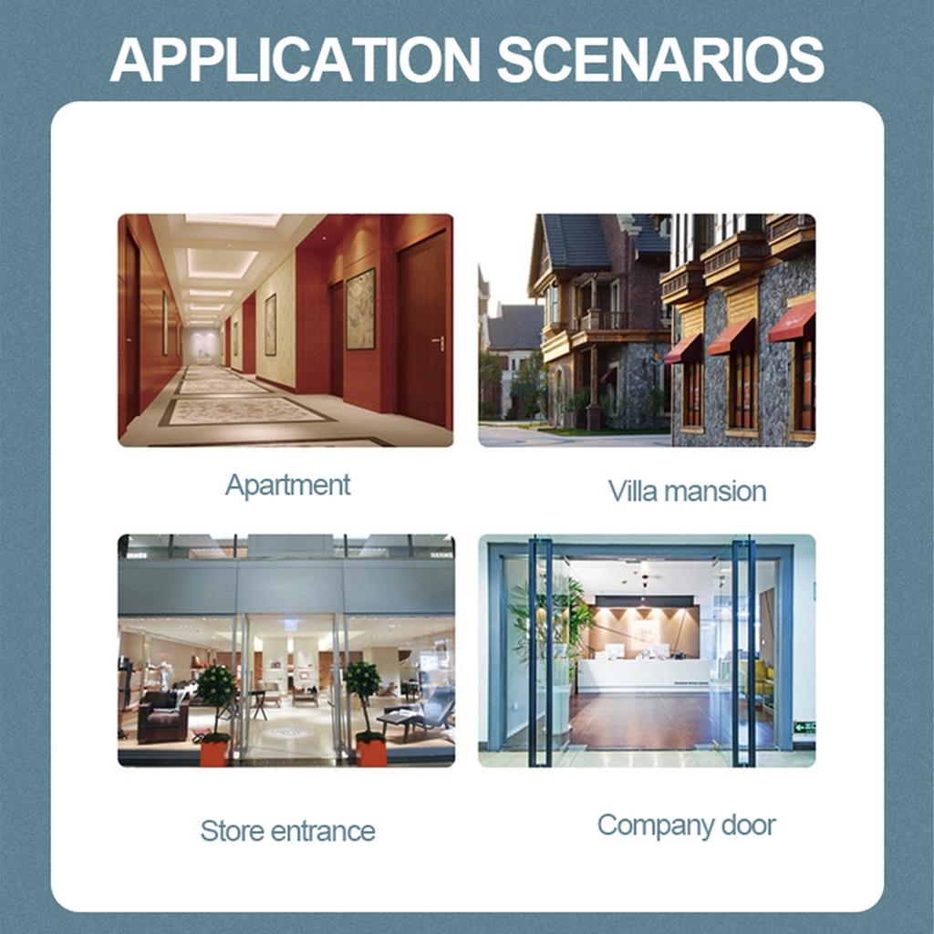 Умный беспроводной удаленный видеодомофон, интеллектуальный визуальный дверной звонок, домашний домофон, HD, ночное видение, Wi-Fi