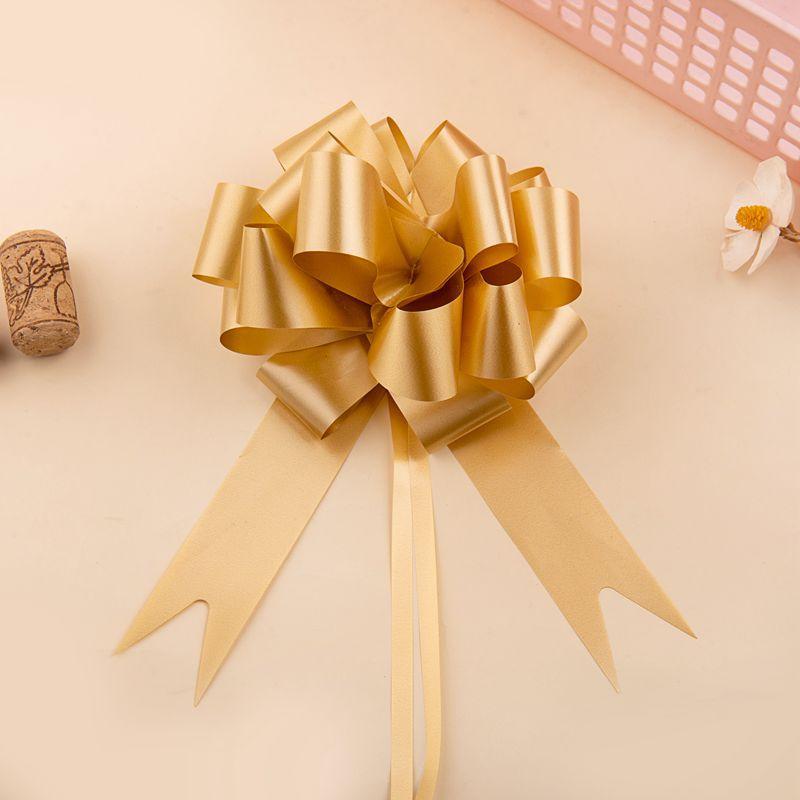 10Pcs Large Ribbon Pull Bows Gift Knot Ribbon Gift Large Pull Bow with Pull Bows with Ribbon Decor Wedding Decor Christma Decor
