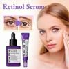 Purple Retinol Eye Serum 30ml Triple Action Formula Reduces Fine Lines Firms Eye Area Anti Aging
