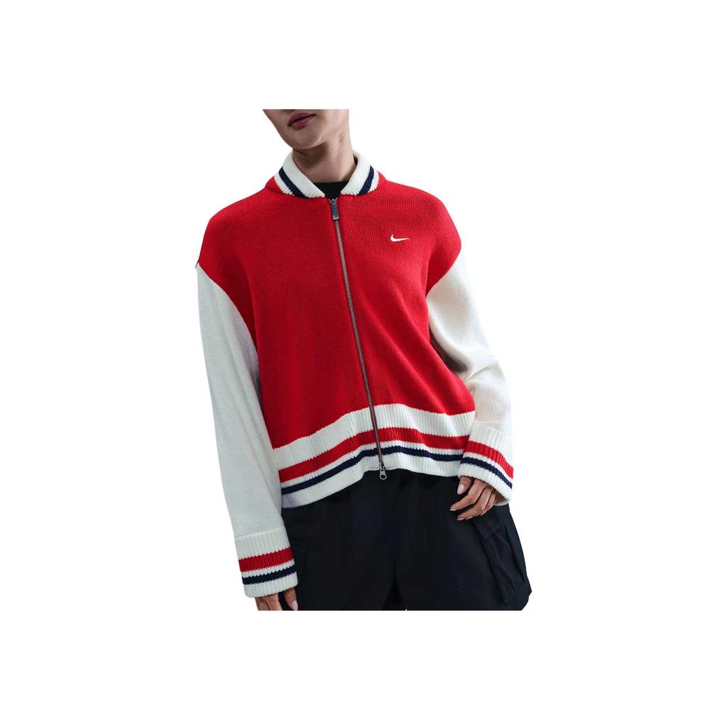 Nike Удобный вязаный топ с длинным рукавом Женские топы HV2495-657