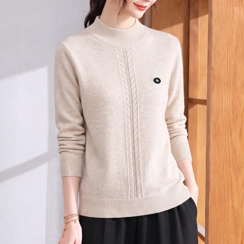 YUZHAOLIN Women's Mock Neck Knitted Base Layer Top