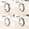 Anxiety Ring Figet Spinner Rings For Women & Men Stainless Steel Rotate Freely Spinning Anti Stress Accessories Jewelry Gifts