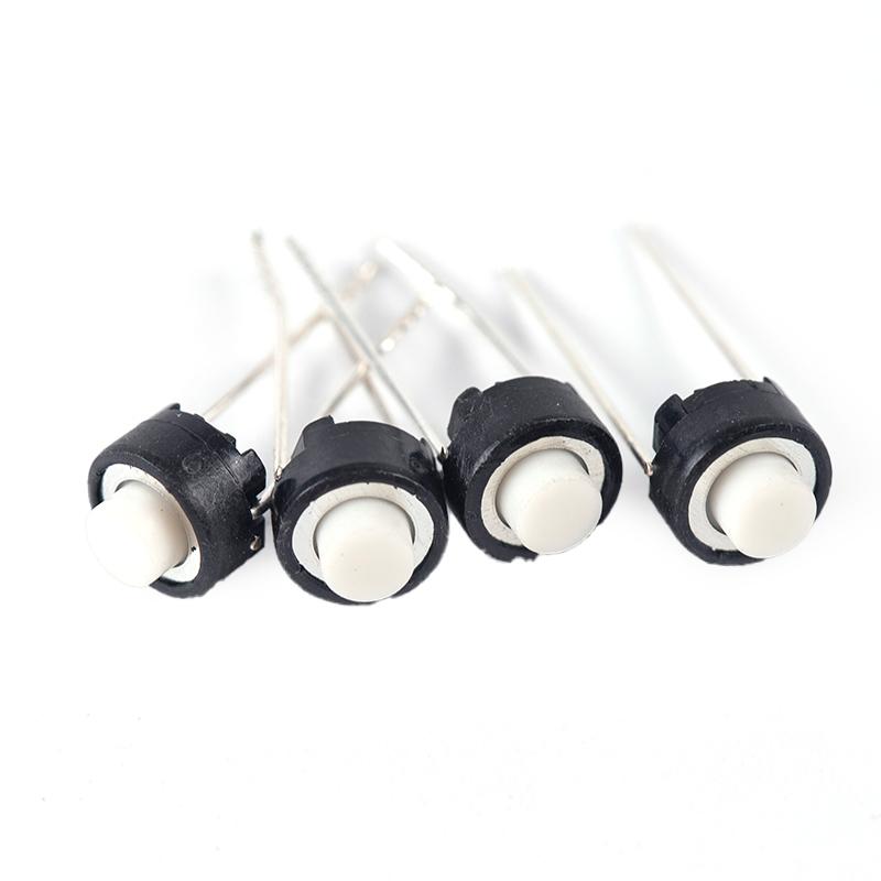 Hot Sale 50pcs Tact Switch White Black Touch Switch 6*6*4.3mm/6*6*5mm DIP Tactile Push Button Micro Switch
