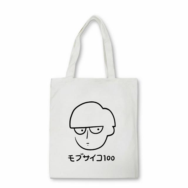 Mob Psycho 100 аниме сумка-шоппер многоразовая студенческая сумка для книг модная холщовая сумка сумки большой вместимости сумки Shigeo Kageyama