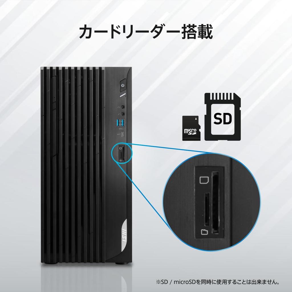 MSI Business Desktop PC PRO DP180 Windows 11 Pro Intel Core DDR5 32 ГБ SSD 512 ГБ USB-клавиатура и мышь включены гарантия 14A-806JP i7-14700 (16 ГБ x2)