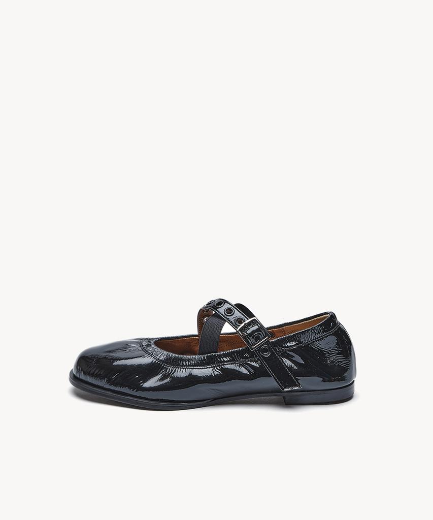 Mishuu Somuch Woldang Chohye X-Strap Flat_Black