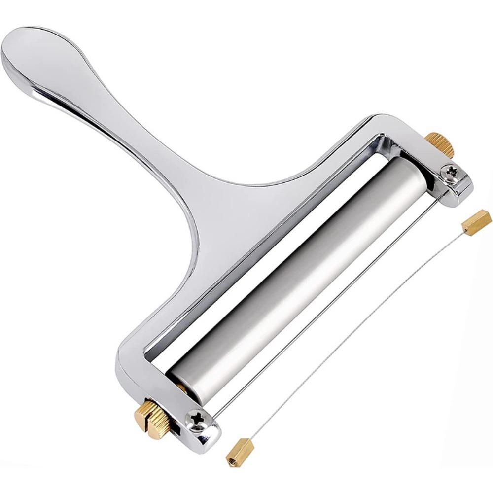 with Replacement Wire Cheese Slicer Adjustable Thickness Cheese Block Grater Cheese Cutter Cheddar