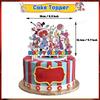 Amazing Tableware Birthday Party Decoration Digitaled Circus Balloon Banner Cake Topper Party Supplies Baby Shower decor gifts
