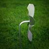 Removable Metal Wind Spinner for Yard Waterproof Wind Sculptures Stainless Steel Windmill  Ground