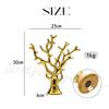 Цвет 30см размер Минималистичный цвет 30см Настольный декоративный объект Простой дизайн Дерево в скандинавском стиле, Дерево в скандинавском стиле, (Золото)