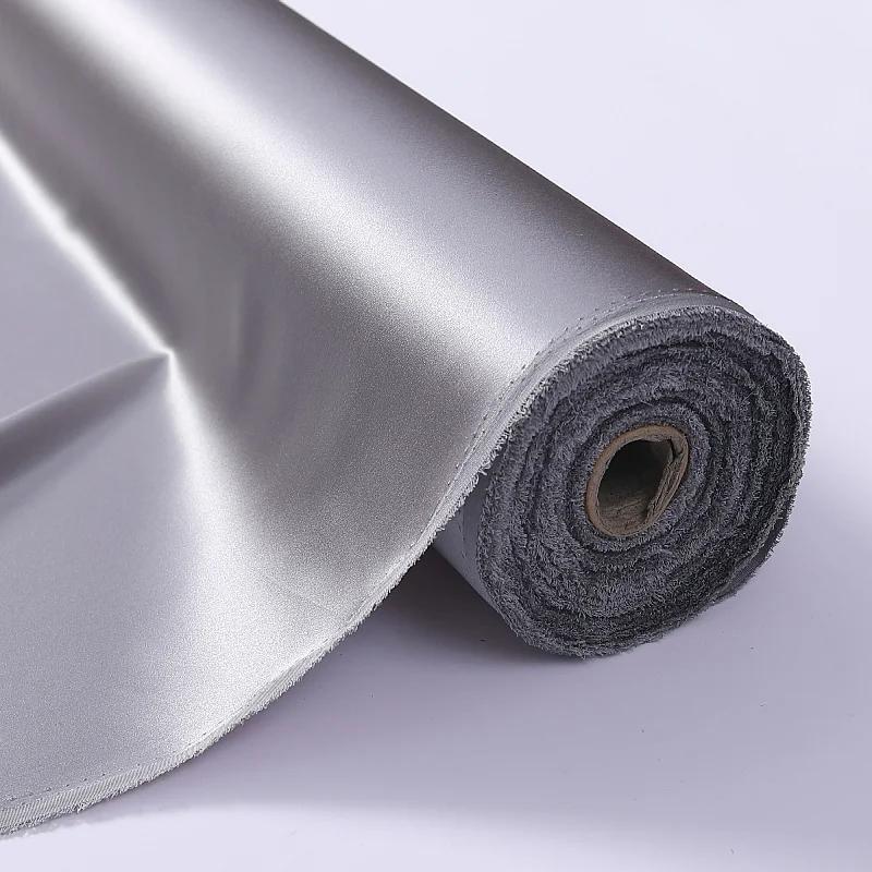 22 Момме 100% чистый шелк тутового шелкопряда ткани шармез текстильная вышивка одежда простая атласная шелковая ткань 100x114 см