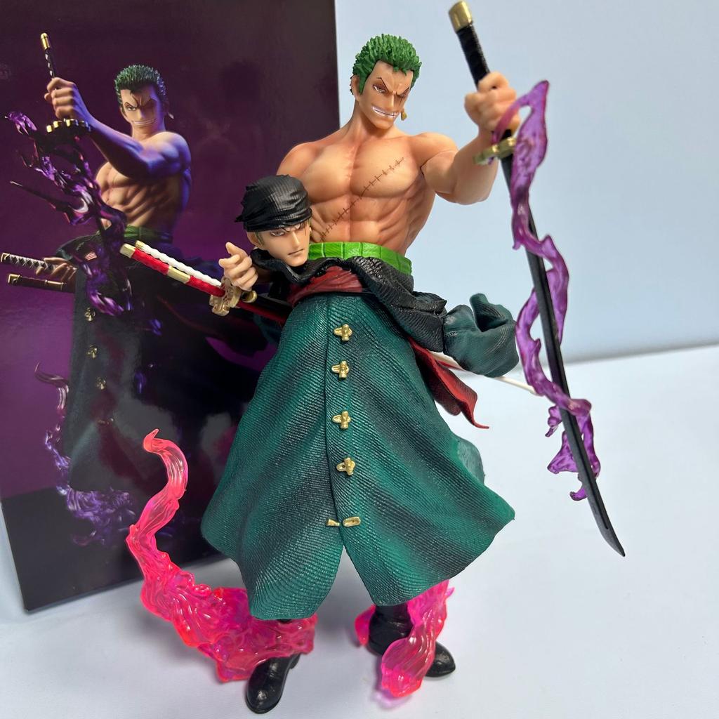 Распродажа One Piece 50 см Ророноа Зоро Аниме Фигурки Действия Модель Игрушки ПВХ Статуя Ророноа Зоро Модель Статуя Куклы Подарок на День Рождения