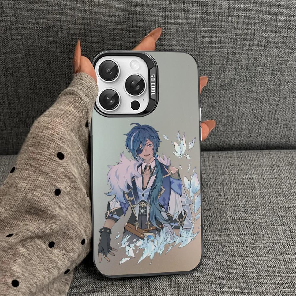 Чехол для телефона Kaeya Genshin Impact для iPhone 16 15 14 13 12 11 Pro Max X XR XSMAX 8 7 Plus Матовый Ударопрочный Задний Чехол
