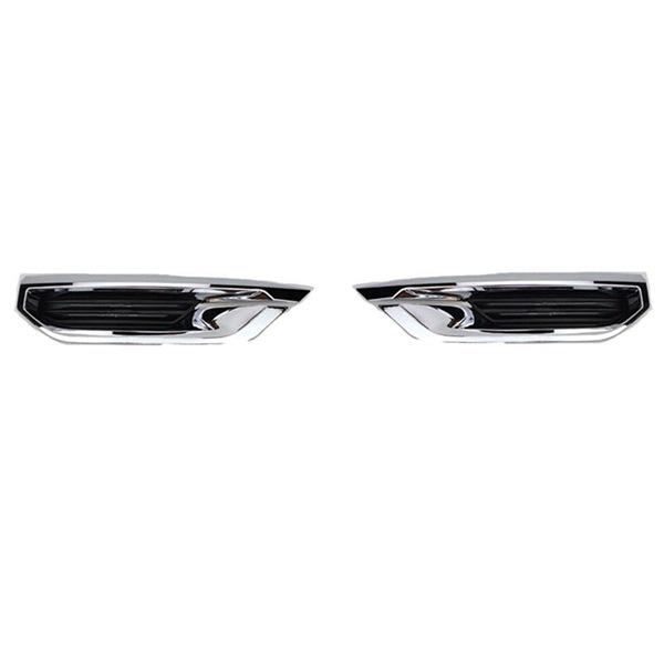 Решетка заднего бампера и накладка на глушитель Haval F7 (левая)