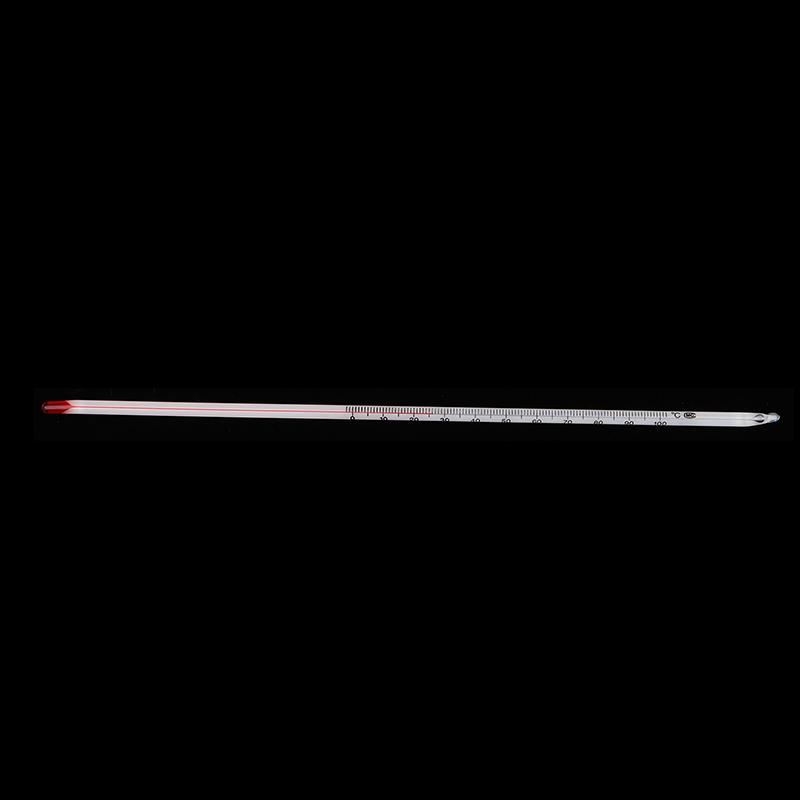 1Pc Glass Thermometer Home Brew Laboratory Red Water Filled Thermometer Glassware For Chemistry Lab School Home Use
