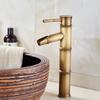 Bathroom Vanity Faucet Single Handle Hole Bathroom Sink Faucet Basin Mixer Tap Antique Brass Supply Hose Tap Hot Cold Water
