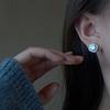 Серьги-гвоздики с микроинкрустацией, суперблестящие, квадратные, с бриллиантами, для женщин, простой и стильный дизайн