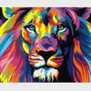 Colorful Animals Unframed Drawing Paint By Number DIY Acrylic Oil Painting Digital Frameless Canvas