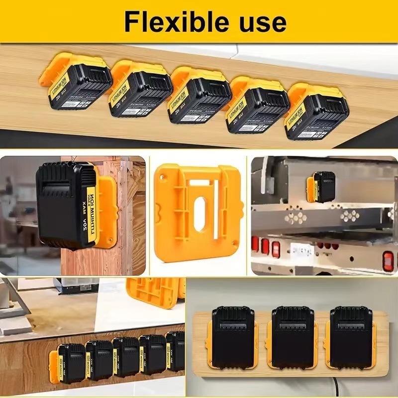 1 шт. Держатель аккумулятора для Dewalt 14,4 В-18 В Литиевая батарея Подвесной кронштейн Основание аккумулятора Подвеска