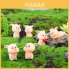 Adorable Resin Pig Figurine For Car Decor And Desktop Ornaments Creative Cartoon