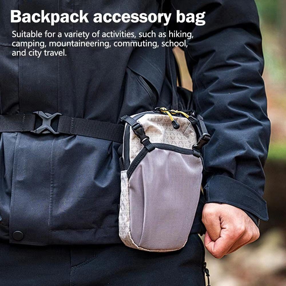 Backpack Expansion Water Bottle Holder Bag Quick-Adjust Strap Phone Waist Pack Phone Accessories