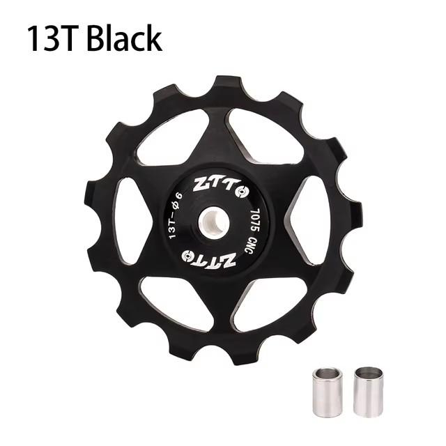 ZTTO 11T 13T MTB Bicycle Rear Derailleur Jockey Wheel Steel Bearing Pulley AL7075 CNC Road Bike Guide Roller Idler 4mm 5mm 6mm