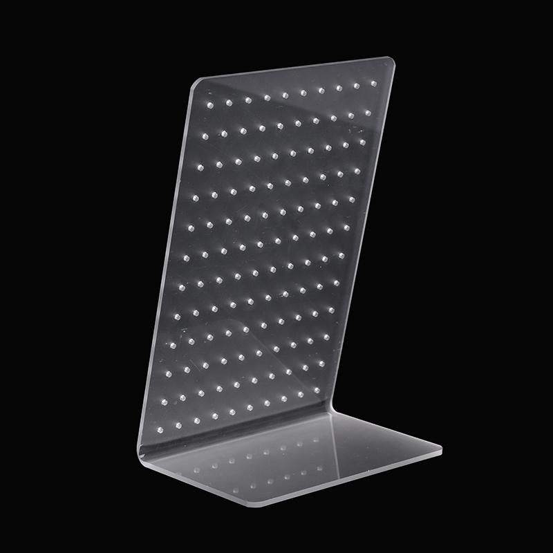 120 отверстий матовый акриловый белый ювелирный стенд для сережек держатель для гвоздиков