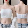 Sexy Large Size Strapless Lingerie Female Large Breasts Gathered Non-slip Invisible Bustier Wrapped Backless Backless Bra