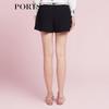 PORTS Women's Pleated Loose Wide-Leg Shorts