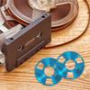 DIY Homemade Making Music Open Reel Cassette Tape Kit Blank Audio Recording Cassette 4 Reels + 2 Wheel Reel To Reel Cassette