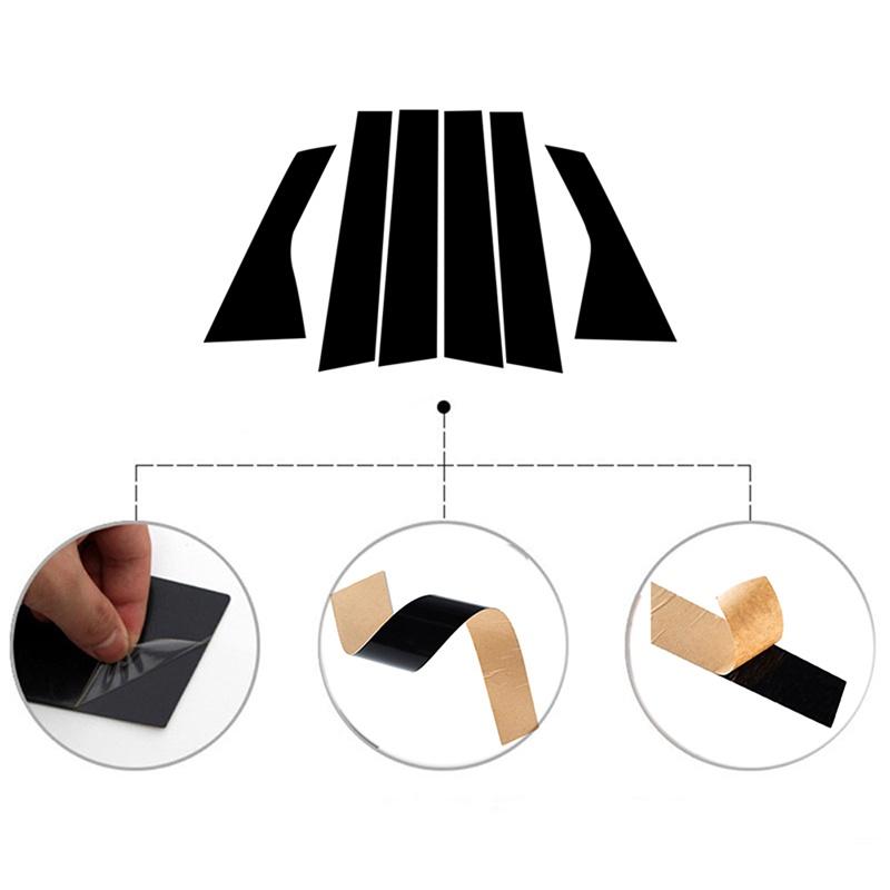 Автомобильные стойки для Range Rover Evoque L551 5-Door 2019 2020 2021 2022 глянцевые черные наклейки на обшивку окна и двери, Стайлинг