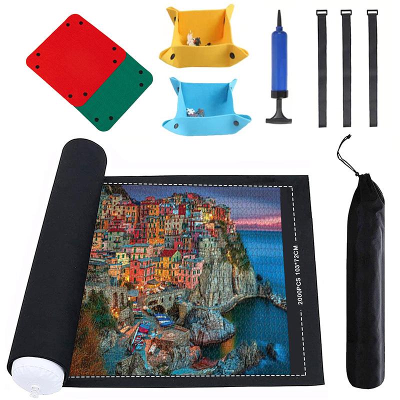 1500-3000 шт. Коврик для хранения пазлов Портативное одеяло для хранения Нескользящая фетровая ткань Взрослый DIY Изделие ручной работы Инструмент для хранения TMZ