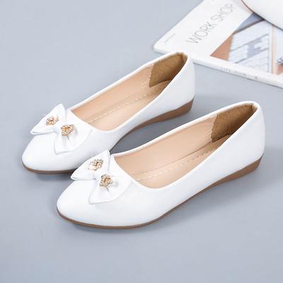 Модная женская обувь с бантом и стразами, белые женские туфли-лодочки с острым носком, удобные и элегантные, в продаже, оптовая торговля люксовым брендом, новейшие
