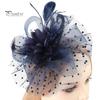 Перо сетчатый декоративный цилиндр головной убор повязка на голову аксессуары для волос для вечеринок женский цветочный декор горошек головной убор