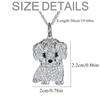 Exquisite Maltese Dog Pendant Necklace Cute Aesthetic Neck Accessories Collar Chain  Unisex