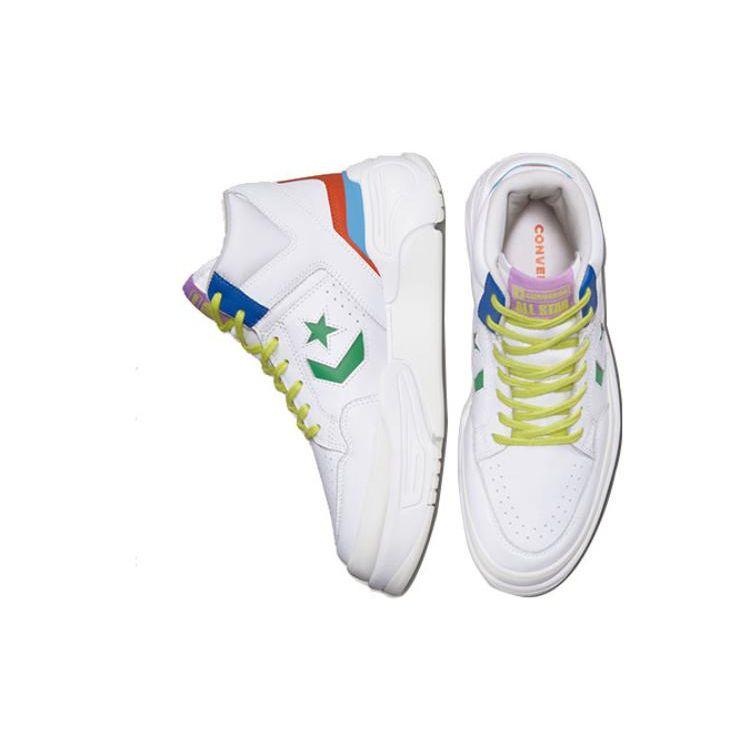 Converse Кроссовки унисекс Weapon CX Mid Vegas Lights белые Game-Royal Green A02523C