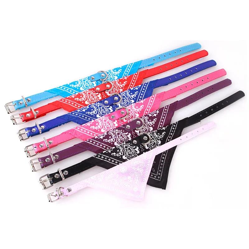 Cute Dog Cat Bandana Scarf Collar Pet Puppy Leads Adjustable Tie Scarf Neckerchief Bandana Dog Collar for Small Dogs Pet Product