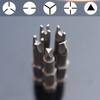 5Pcs Special-shaped Screwdriver Set With Wrench Handle U-shaped Triangle Inner Cross Three Points Y-Type Screwdriver Bits Tools Parts