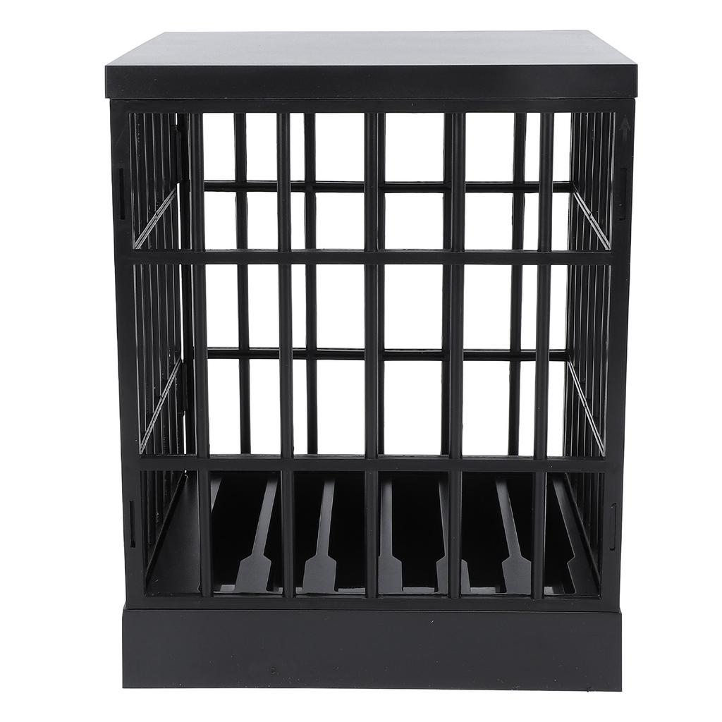 Пластиковая камера-тюрьма для мобильного телефона, запираемая клетка для мобильного телефона для классной комнаты, семейного времени, вечеринки, веселый подарок, полностью черная