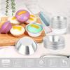 10Pcs Puto Cake Mold Aluminum Alloy Egg Tart Cup Cupcake Kitchen Baking Mold Mini Round Baking Oven Pan Pastry Dessert Mould