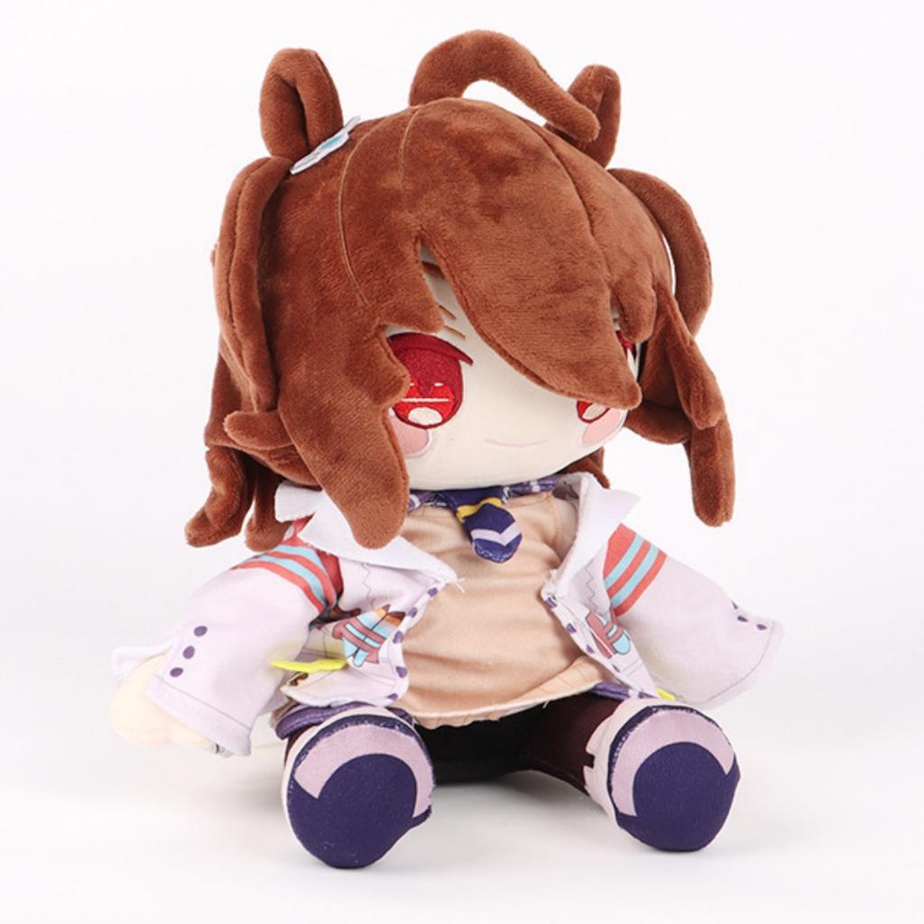 Кавайные плюшевые игрушки Uma Musume Персонаж аниме Pretty Derby Агнес Тахион Плюшевая игрушка Мягкая набивная кукла Коллекционный Подарок на день рождения Рождество