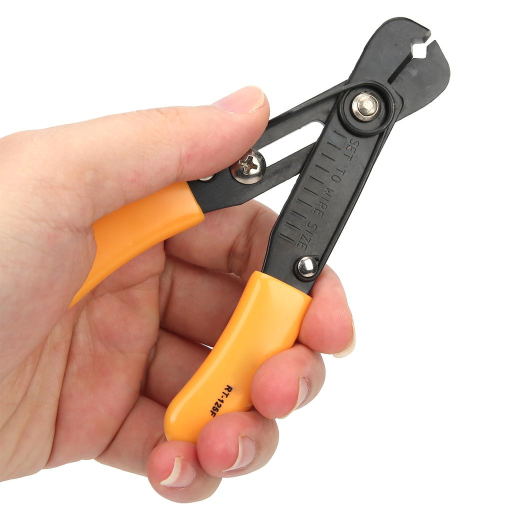 Hand Tools Stripping Pliers Wire Stripper Adjustable Simple Cutter Stripping Pliers Hand Tools 0.5‑4.0mm Yellow Wire Stripper
