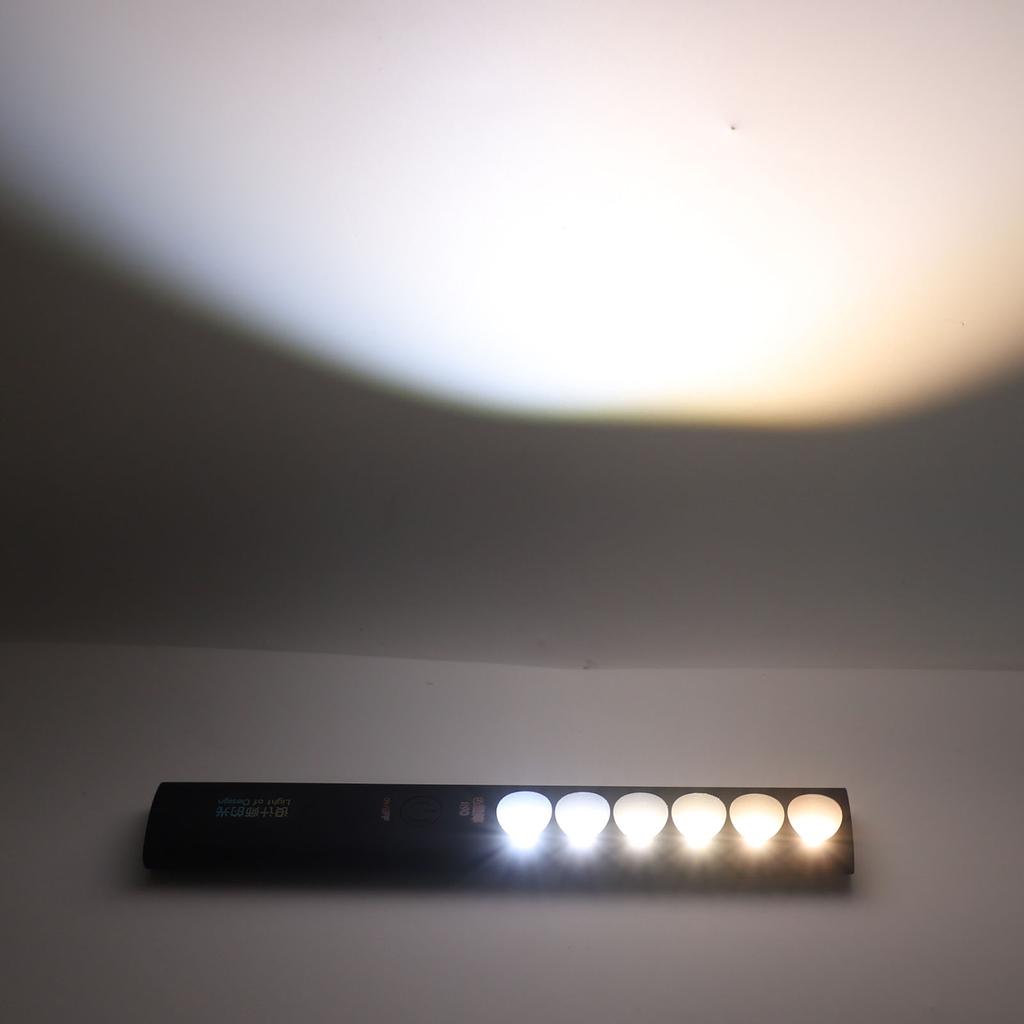 6 режимов Цветовая температура Лампа-палка Перезаряжаемая 2700K‑6000K Фотографический свет Палочка Светомер Датчик движения Инструменты для освещения