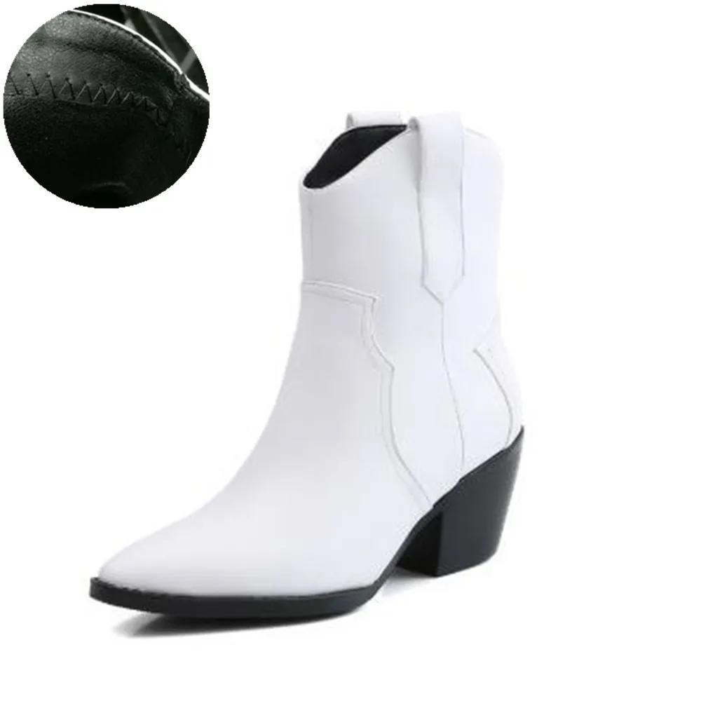 Батильоны ретро черные на резинке больших размеров 33-45 женские зимние осенние ковбойские ботинки до щиколотки женская модная обувь