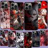Чехол для телефона Arlecchino Genshin Impact Для iPhone 17 Air 15 Pro 14 Plus 16 Pro Max 17E 16E 12 13 Mini 11 Чехол Милый Fundas