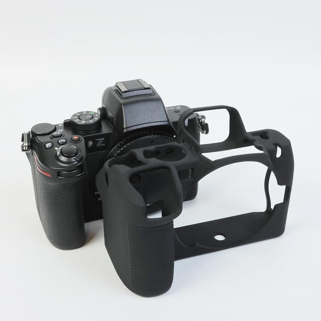 SIUTATDSH Silicone Camera Case for Nikon Z and Mark II Includes a camera and portable tripod and includes battery replacement Z50II, 50, M2, Cameras.