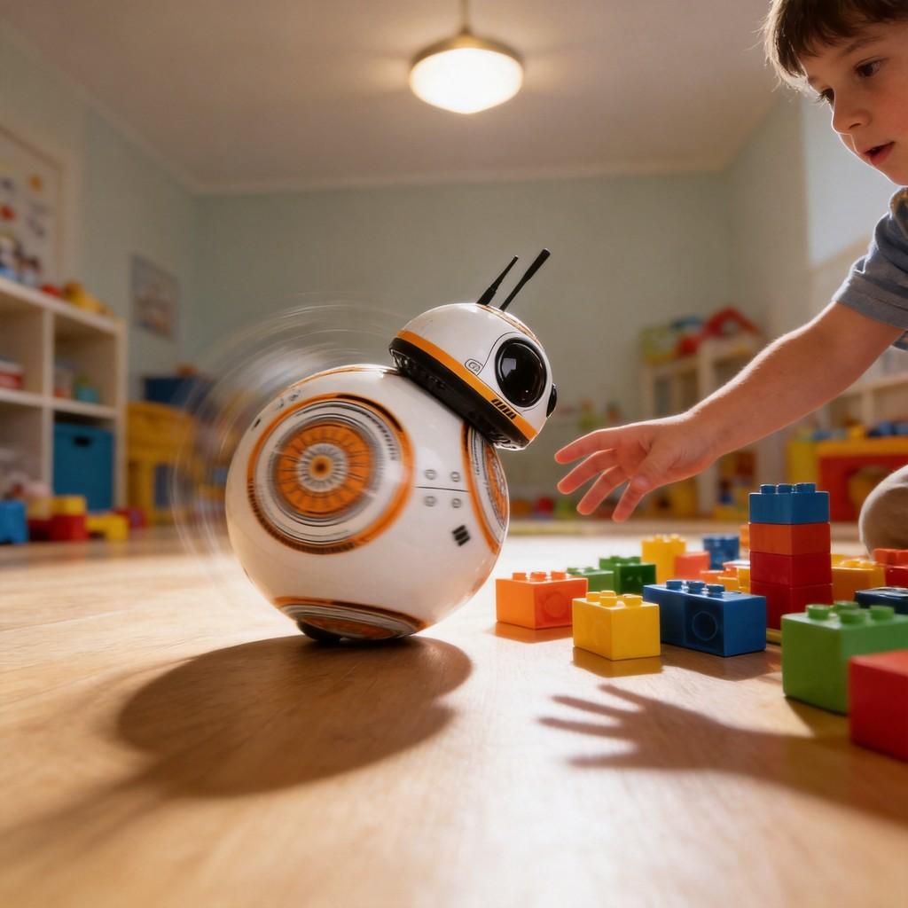 Звездные Войны Робот-Патрульный BB-8 Вращающийся С Пультом Управления Для Детей И Коллекционеров